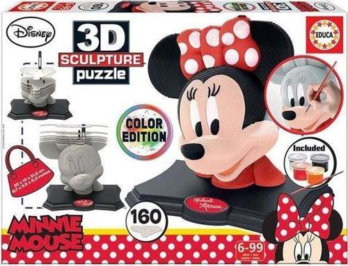 17930 Sculpture Minnie Colour Edition 3D Puzzle