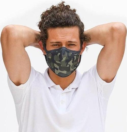 Camouflage Yetişkin Yıkanabilir Filtreli Maske