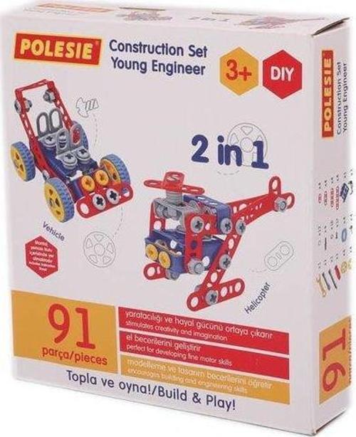 72986 2'si 1 Arada 91 Parça Yapım Oyuncağı