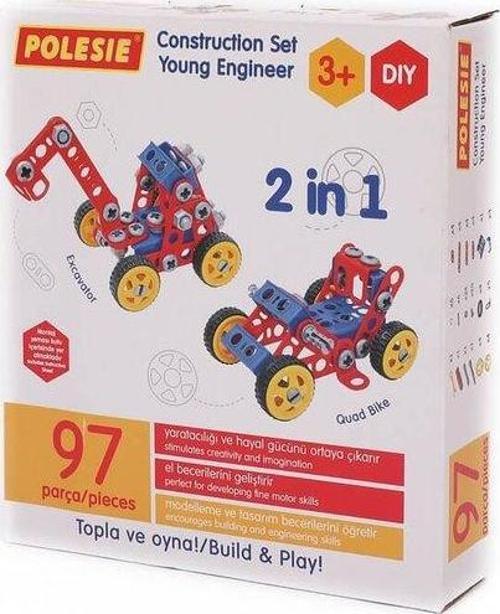 72979  2'si 1 Arada 97 Parça Araç Yapım Oyuncağı