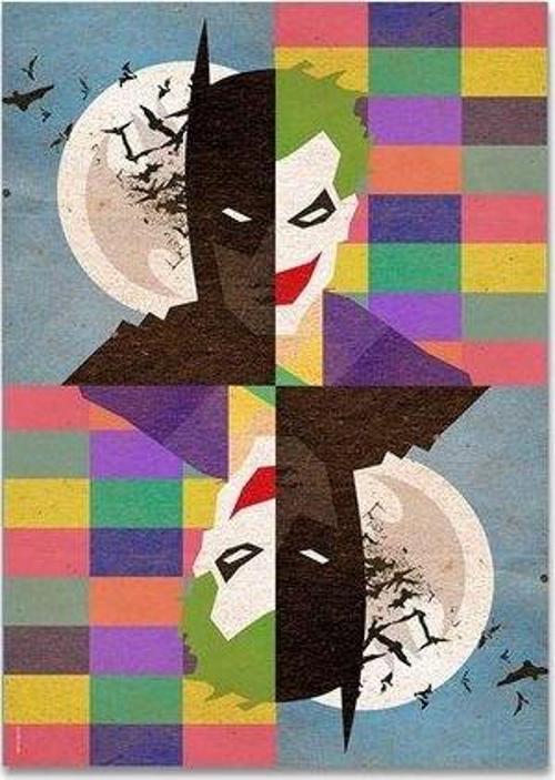 Mabbels Batman & Joker 500 Parça Puzzle