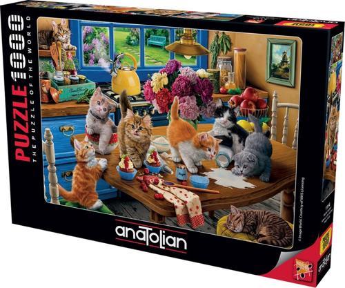 1000 Parçalık Puzzle - Mutfak Kedileri 1114