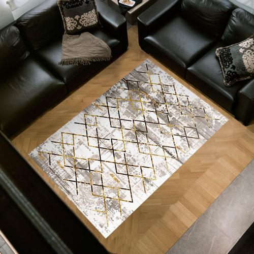 Kaymaz Taban Djt Salon Halısı Star Pamuk Modern M5026