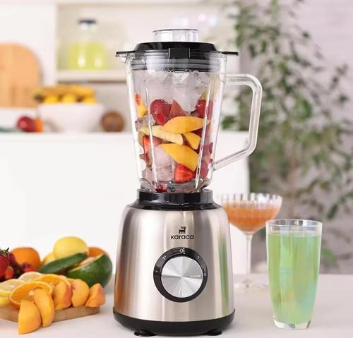 1,5 Litre Geniş Hazneli İnox Buz Kırma Fonksiyonlu 1000W Cam Hazneli Smoothie Blender