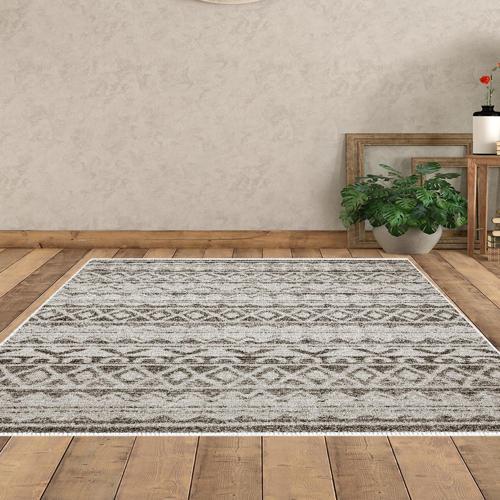 Kaymaz Taban Djt Salon Halısı Yıldız Deri İskandinav F5078