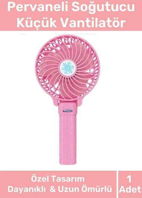 Cep Boyu Usb Şarjlı 3 Kademeli Sessiz Taşınabilir Mini Fan Pervaneli Soğutucu Küçük Vantilatör