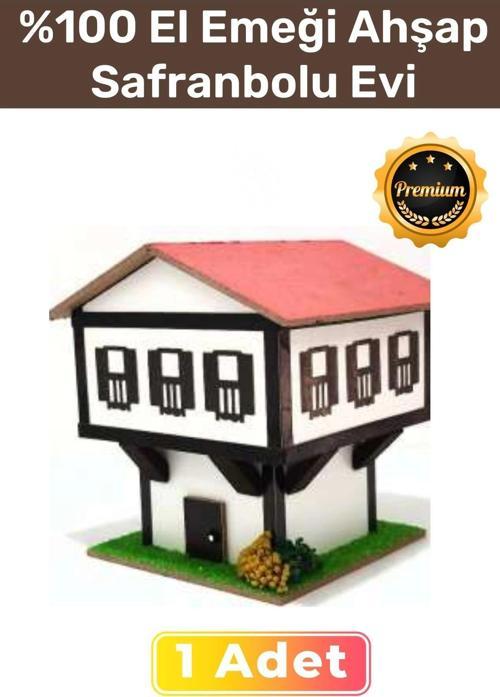 Handmade %100 El Emeği Mdf Üretimi Ahşap Safranbolu Evi Kablolu Gece Lambası