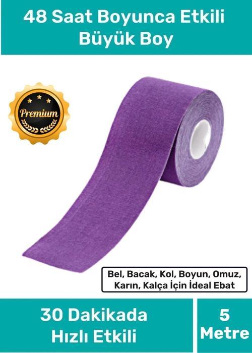 Hızlı Etkili Büyük Boy Kas Eklem Bel Bacak Kol Boyun Sırt Omuz Karın Kalça Ağrı Isıı Bandı 5cm X 5m