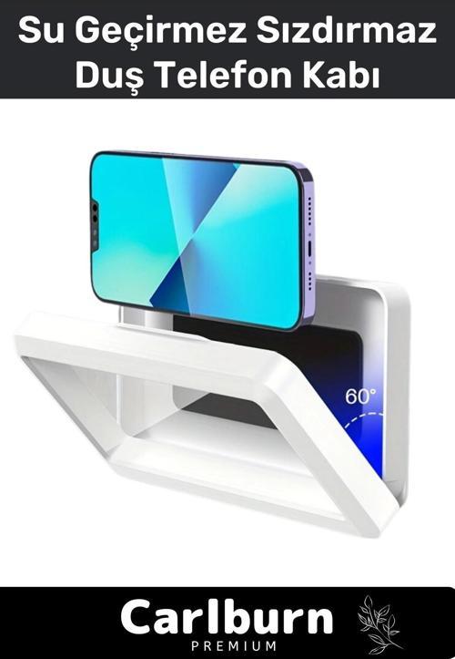 Özel Üretim Duvara Monte Dayanıklı Pratik Su Geçirmez Sızdırmaz Buğu Yapmaz Duş Telefon Kabı