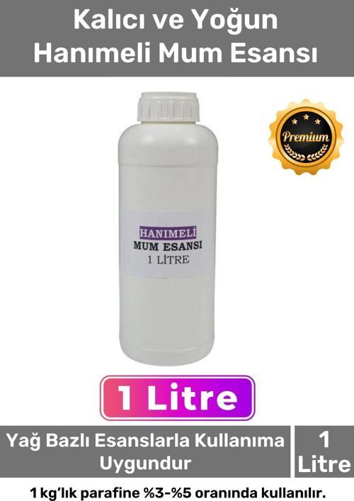 Özel Üretim Kalıcı Yoğun Yağ Bazlı Tüm Ürünlerle Kullanıma Uygun Hamam Hanımeli Mum Esansı 1 LT