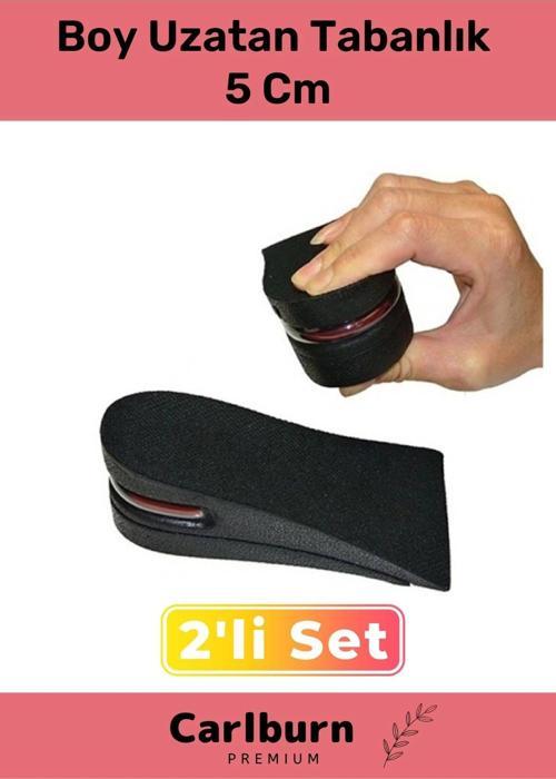 Özel Üretim Ayakkabı İçi Görünmeyen Hava Yastıklı Gizli Destekli Yükselten Boy Uzatan Tabanlık 5 Cm