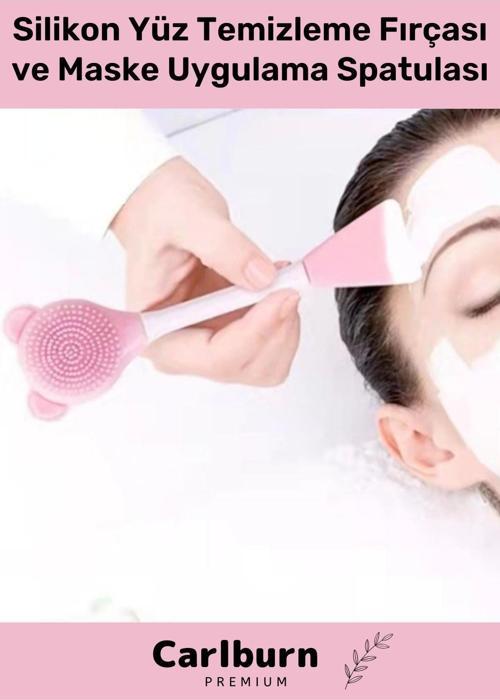 Özel Üretim Çok Amaçlı Makyaj Esnek Yumuşak Silikon Yüz Temizleme Fırçası Maske Uygulama Spatulası