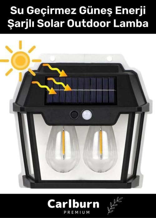 Özel Üretim Su Geçirmez Güneş Enerji Şarjlı Duvara Monte Dış Cephe Uygun Solar Outdoor Lamba
