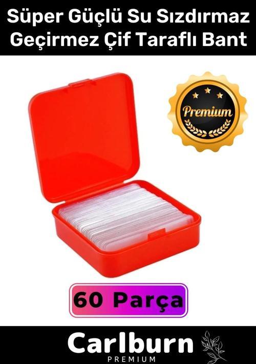 Özel Üretim Süper Güçlü Yapışkan Kolay Çıkarılabilir Çok Amaçlı 60 Parça Çift Taraflı Şeffaf Bant