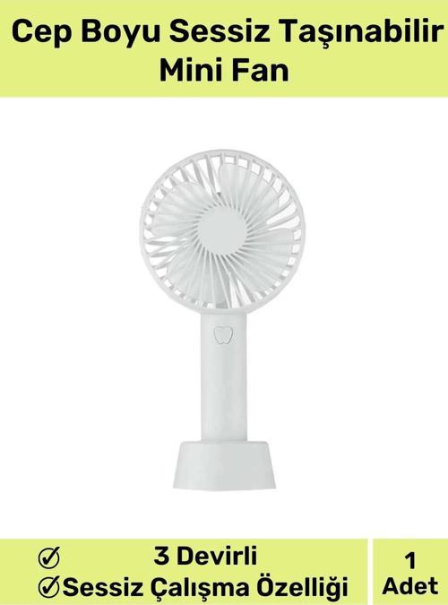 Özel Üretim Usb Şarjlı 3 Kademeli Sessiz Taşınabilir Mini Fan Pervaneli Soğutucu Küçük Vantilatör