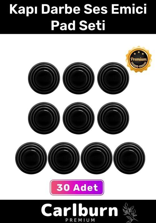 Özel Üretim Yüksek Kaliteli Tutkal Araba Araç Bagaj Kapısı Darbe Ses Emici Pad Seti 30 Adet
