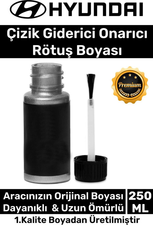 Özel Üretim Suya Dayanıklı Hyundai Marka Uyumlu Çizik Taş Izi Giderici Onarıcı 250ml Oto Rötuş Boya