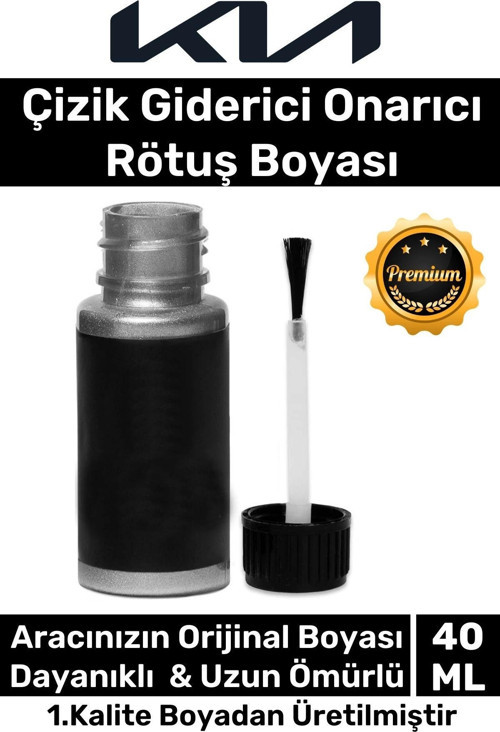 Özel Üretim Suya Dayanıklı Kia Marka Uyumlu Çizik Taş Izi Giderici Onarıcı 40ml Oto Rötuş Boyası