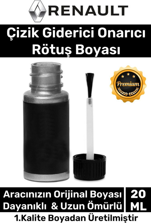 Özel Üretim Suya Dayanıklı Renault Marka Uyumlu Çizik Taş Izi Giderici Onarıcı 20ml Oto Rötuş Boyası