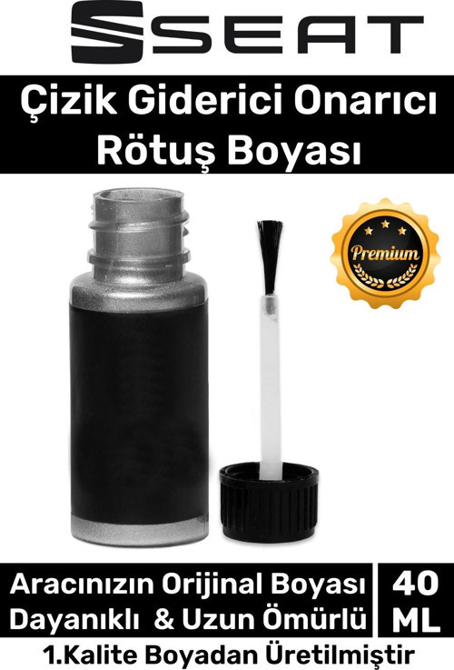 Özel Üretim Suya Dayanıklı Seat Marka Uyumlu Çizik Taş Izi Giderici Onarıcı 40ml Oto Rötuş Boyası