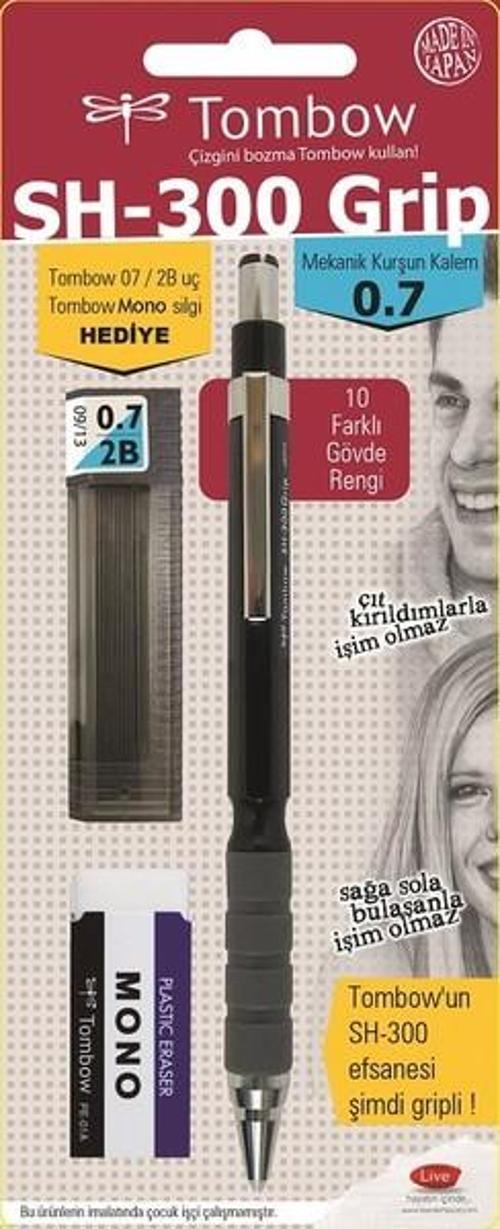 SH-300 Grip Versatil Kalem 0.7 Siyah