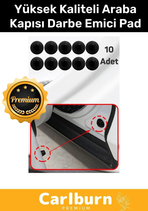 Premium Seri Yüksek Kaliteli Dayanıklı Çarpma Aşınma Engelleyici Araba Kapısı Darbe Emici Pad Seti