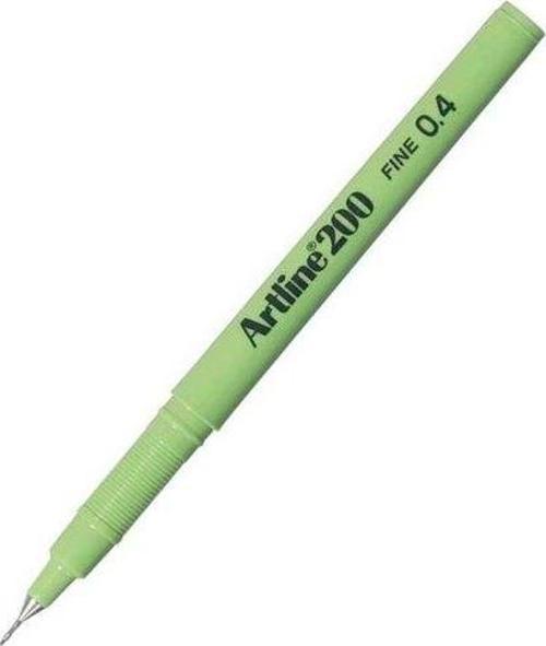 200 0.4 mm Fıstık Yeşili Fineliner Kalem