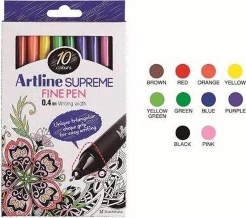 Fine Pen 10Lu Supreme Assorted Box