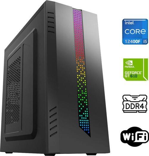 Tetrix X1 i5 12400F 16GB Ram 256GB M.2 NVMe SSD 2GB GT610 Ekran Kartı Masaüstü Ofis Bilgisayarı