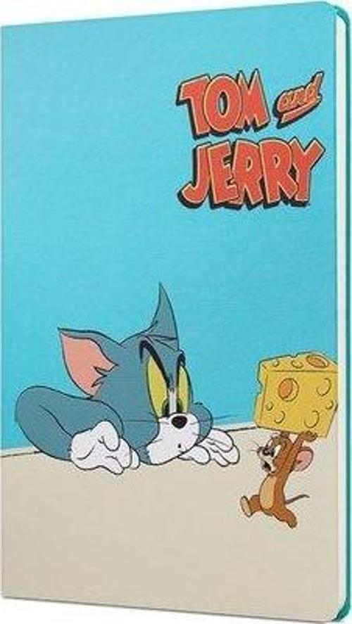 Tom And Jerry Peynir Sert Kapak Butik Defter Mavi 80 Yaprak 15 x 21 DFT-388111