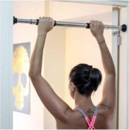 80-130 Cm Krom Kapı Barı Koridor Barfiksi Barfix Spor Aleti Demiri Barfiks Çubuğu Rz-696