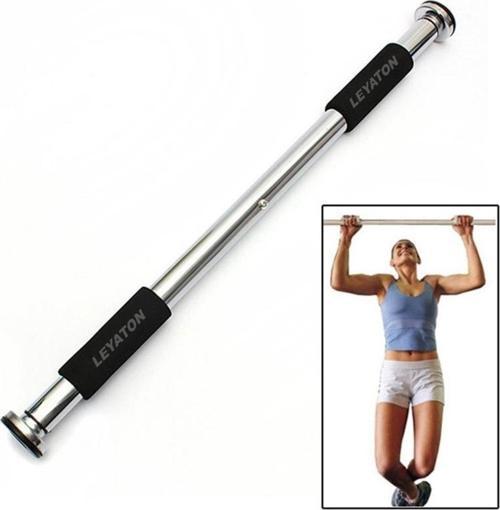 Barfiks Çubuğu 60-100 Cm Çift Süngerli Ayarlanabilir Barfiks Çekme Demiri Barfiks Aleti