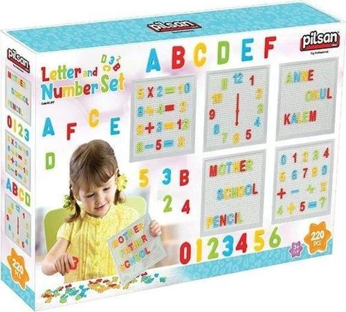 İnovatif Harf ve Rakam Seti 222  Parça