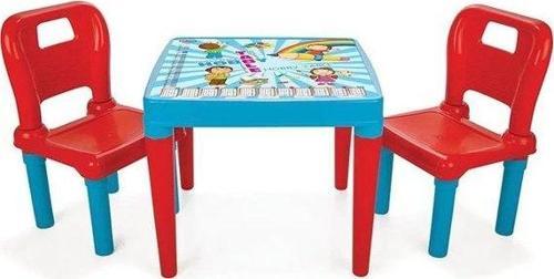 Hobby 2 Sandalyeli Oyun ve Aktivite Masası Mavi