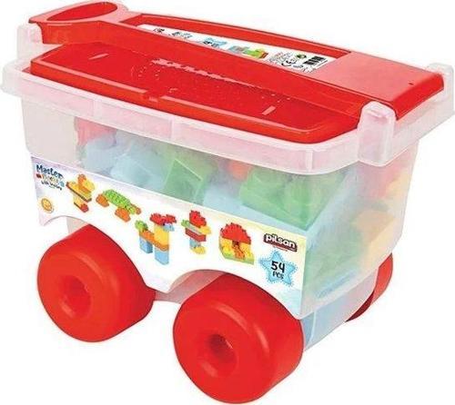 Master Bloklu Trolley 54 Parça