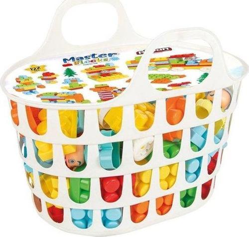 Aksesuarlı Master Bloklar Sepetli 128 Parça