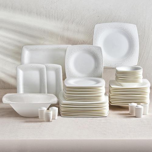 Fine Pearl Roma 58 Parça 12 Kişilik Yemek Takımı