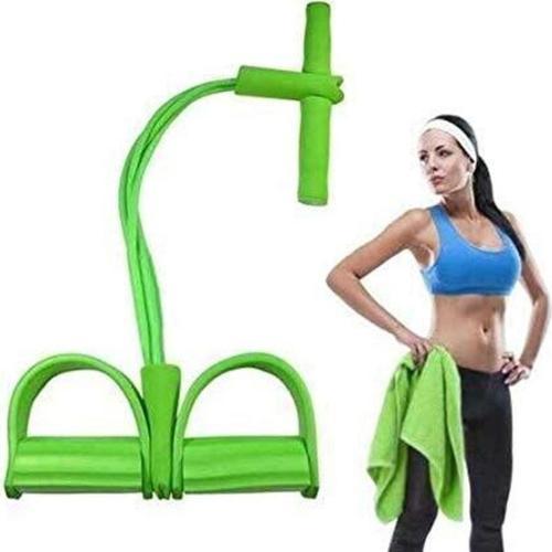 Body Trimmer Egzersiz Aleti El Ayak Egzersiz 4'Lü Direnç Lastiği Yeşil