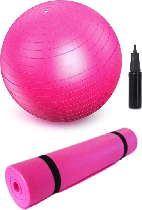 65 Cm Pilates Topu 7Mm Pilates Minderi Egzersiz Seti Pilates Seti Yoga Seti
