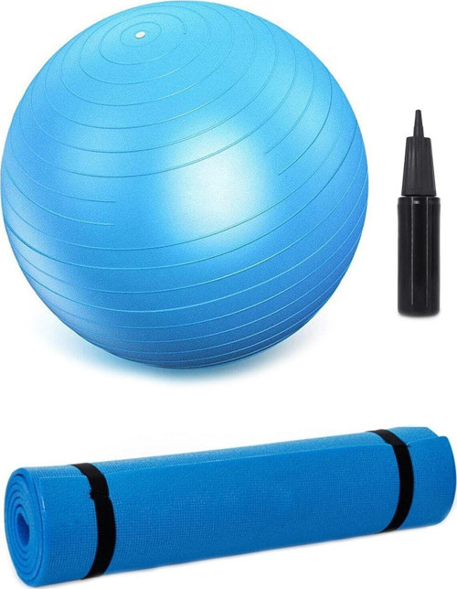 65 Cm Pilates Topu Ve 7Mm Pilates Minderi Egzersiz Seti Pilates Seti Yoga Seti
