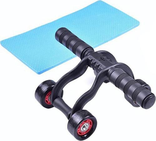 Tekerlekli Karın Kası Egzersiz Aleti Güç Tekerleği Karın Göğüs Kas Şekillendirme Spor Aleti