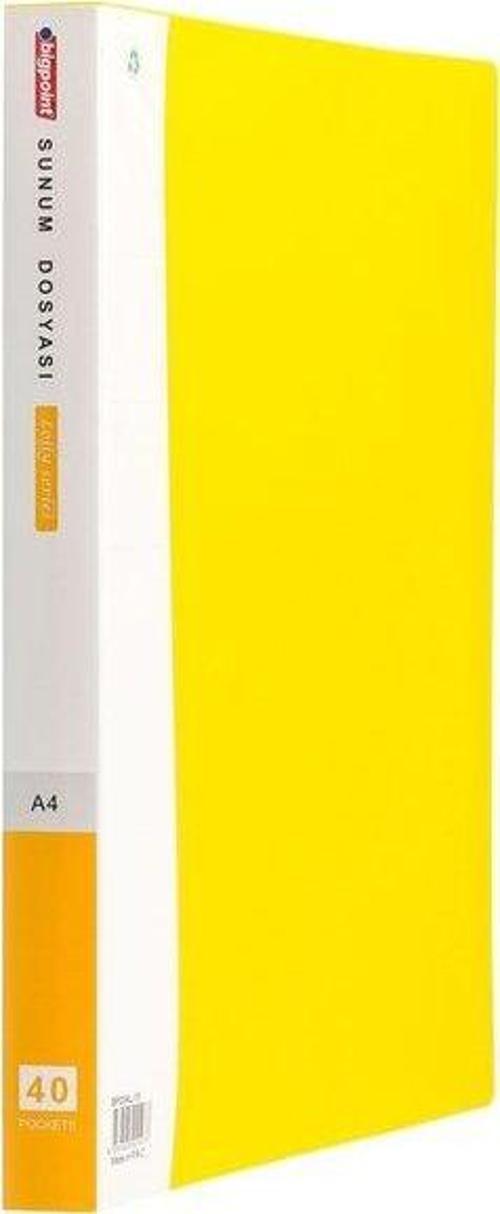 A4 Lolly Serisi Sunum Dosyası 40'lı Sarı