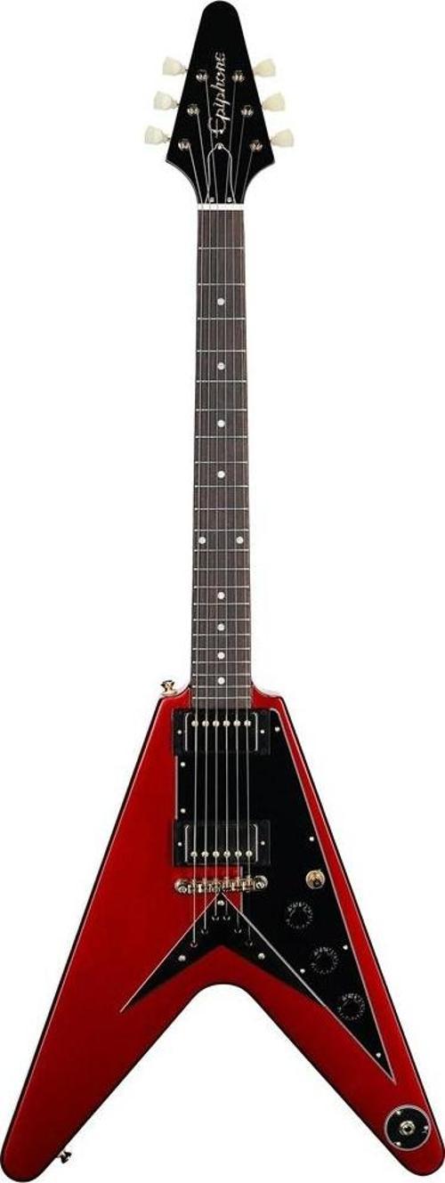 Exclusive Flying V Elektro Gitar (Ruby Red Sparkle)