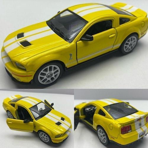 Diecast Metal Oyuncak Araba Ford Shelby Gt-500 Çek Bırak Model Araba Lisanslı 1:36 Ölçek Araba