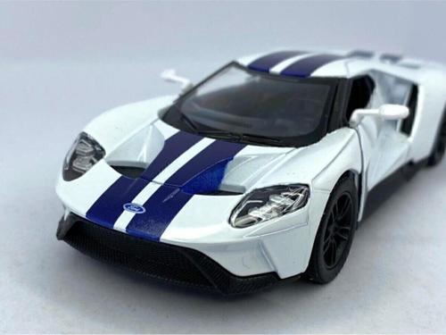 Ford Gt (Şeritli) Çek Bırak Lisanslı Model Araç Oyuncak Araba 13 Cm