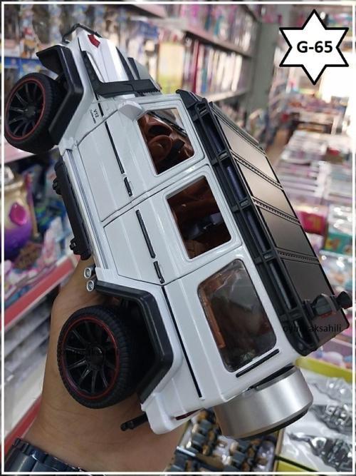 G 65 Jip Dıecast Metal 1.24 Model Araç Mercedes G63 Oyuncak Kapıları Açılan Araba Beyaz