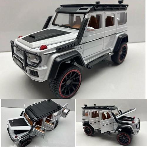 Mercedes G Jip Diecast Metal Model Oyuncak Araba 23 Cm Sesli Işıklı Kaput Bagaj Kapılar Açılabilen