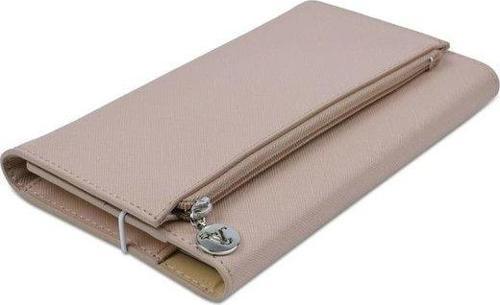 7367 Zipco Clutch 9,6x16,6 80 gr 96 Yaprak Çizgili Bej