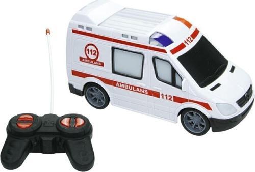 Oyuncak Uz.Kumandalı Araba Ful Fonksiyon Sprinter Ambulans, Polis, İtfaiye Jandarma Araçları 20Cm