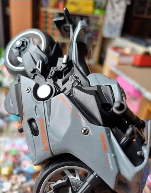 Motor Kawasaki Ninja Zx10R Tarz Motorsiklet Metal Işıklı Sesli Koleksiyon Model Oyuncak Motosiklet